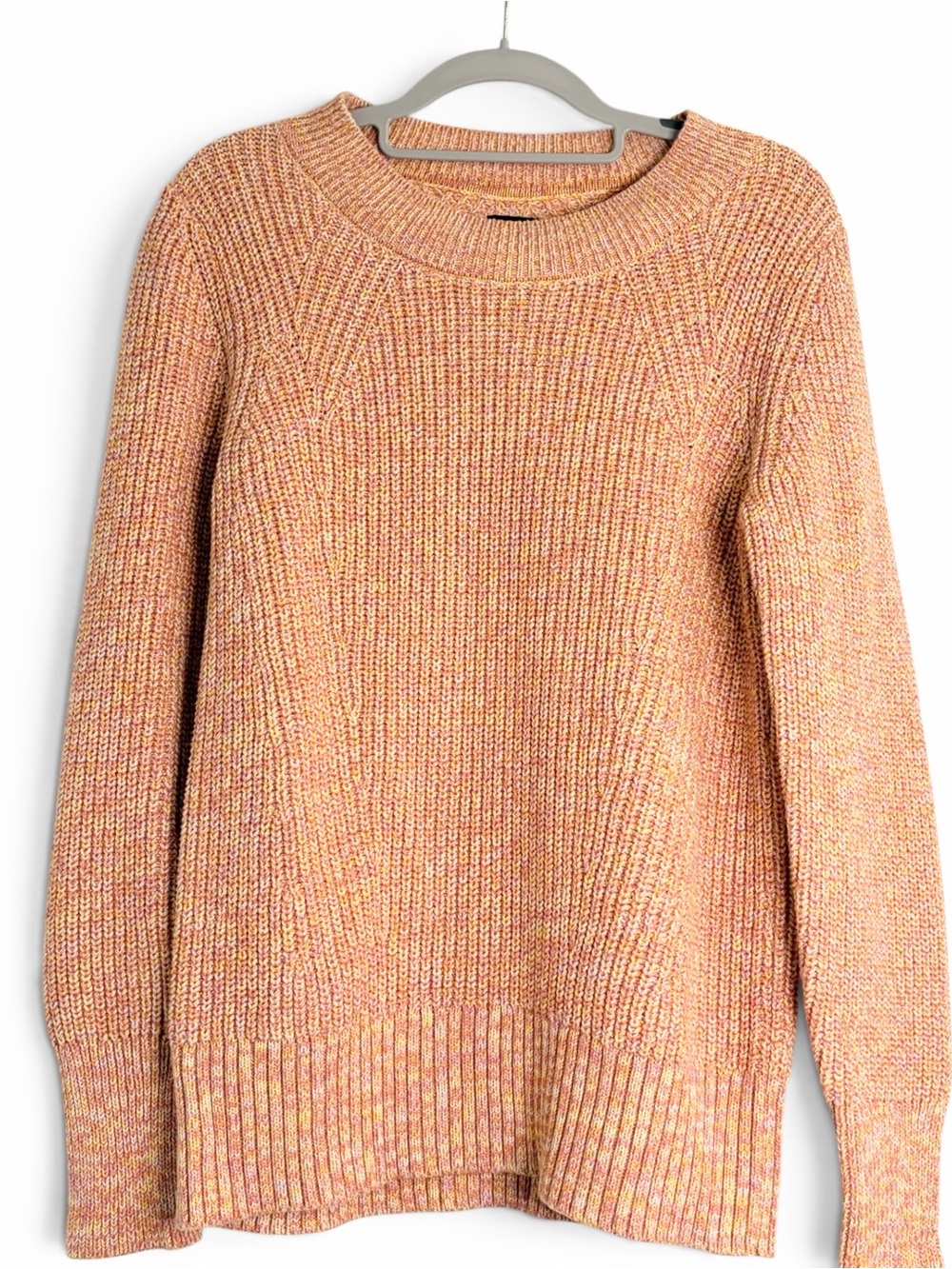 NWT GAP Heathered Orange,Yellow and Pink Crewneck Sweater Retail:$59.95